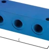 Verteilerleiste 4x G 1/8", Aluminium