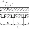 Verteilerleiste 2 x G 1/4"-4 x G 1/8", Aluminium eloxiert