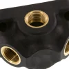 Wanddose (Luftweiche) G 1/2"-2 x G 1/2", Durchgangsverteilerdose