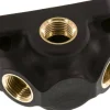 Wanddose (Luftweiche) G 1/2"-2 x G 1/2", Endverteilerdose ohne Durchgangsgewinde