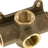 Wanddose (Verteiler) 5 x G 1/2" (IG), Messing