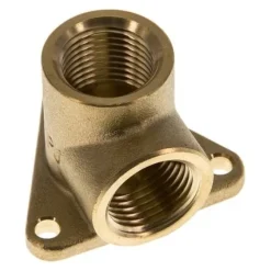 Wanddose 2 x G 1/2" (IG), Messing