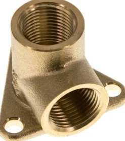 Wanddose 2 x G 3/8" (IG), Messing