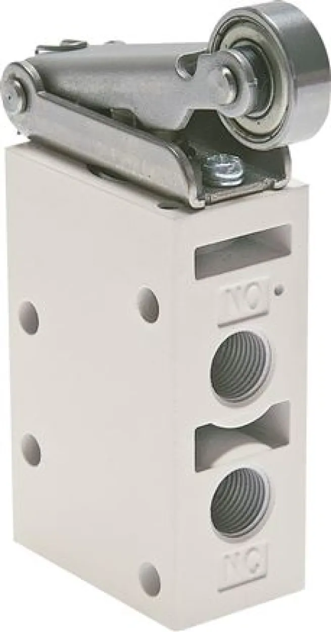 3/2-Wege Endschalter G 1/8", Stahlrolle (kugelgelagert)