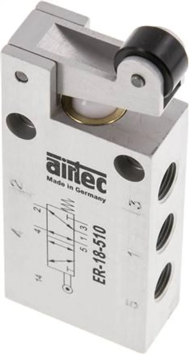 5/2-Wege Endschalter mit Rolle, G 1/8"