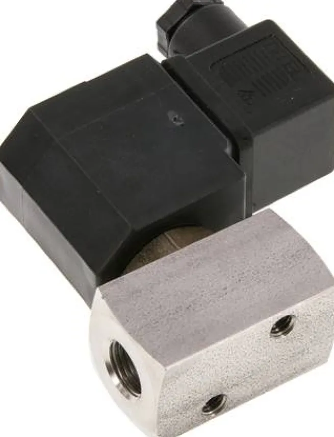 2/2-Wege ES-Magnetventil G 1/4", 0 - 15 bar, stromlos geöffnet (NO) 230V