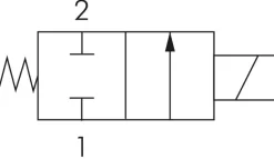 2/2-Wege ES-Magnetventil G 1/2", 0-6/10 (DC/AC) bar, NC 230V
