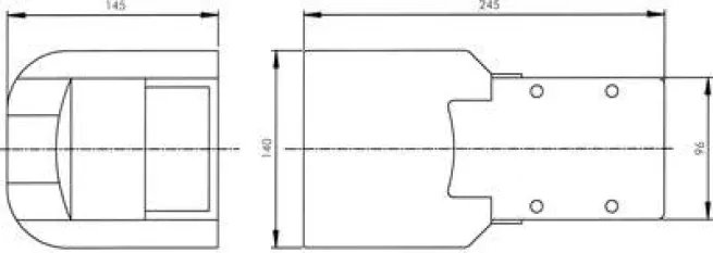 5/2-Wege-Fußventil, G 1/4", Federrückstellung, Standard