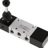 5/3-Wege Handhebelventil, G 1/4", Mittelstellung geschlossen, Federrückstellung, XMV 2310