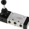 5/3-Wege Handhebelventil, G 1/4", Mittelstellung geschlossen, Raste, XMV 2320