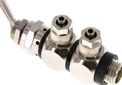 4/2-Wege Kipphebelventil 6 x 4 mm (außen x innen) / G 1/4" (AG)