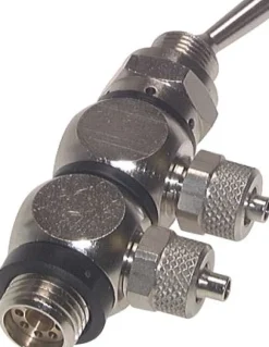 4/2-Wege Kipphebelventil 6 x 4 mm (außen x innen) / G 1/4" (AG)
