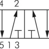 5/2-Wege Magnetimpulsventil, G 1/8", 12 V=, NW 4