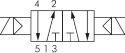 5/2-Wege Magnetimpulsventil, G 1/8", 12 V=, NW 4