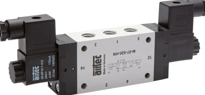 5/2-Wege Magnetimpulsventil, G 1/8", 12 V=, NW 4