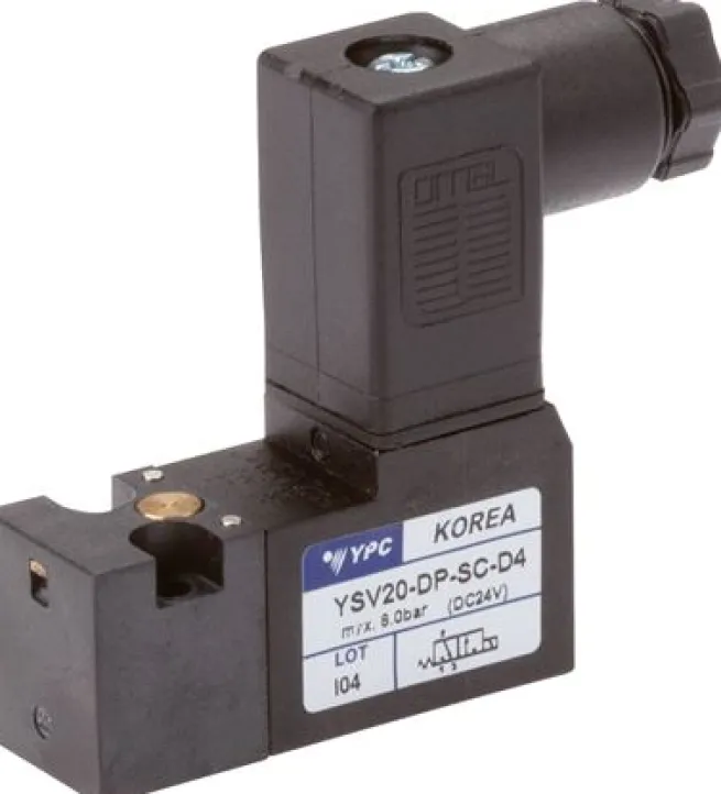 3/2-Wege Magnetventil,Flansch, Federrückstellung (NC), 230 V AC