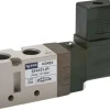5/2-Wege Magnetventil, G 1/4" (Abluft G 1/8"), Federrückstellung, 12 V=