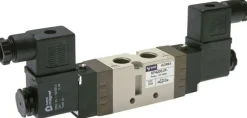 5/2-Wege Magnetventil, G 1/4" (Abluft G 1/8"), Impulsventil, 24 V=