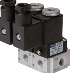 3/2-Wege Magnetventil, G 1/8" (Abluft M5), Federrückstellung (NC), 24 V=