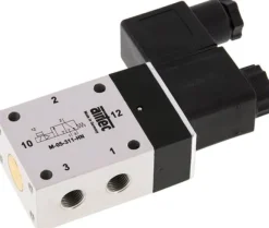 3/2-Wege Magnetventil, G 1/8", Federrückstellung (NO), 230 V AC, NW6