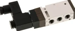 5/2-Wege Magnetventil, G 1/8", Federrückstellung, 115 V AC, Norm-Stecker Grösse 0