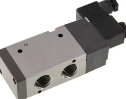 3/2-Wege Magnetventil, G 1/2", Federrückstellung (NO), 12 V=, mechanische Feder