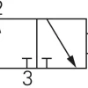 3/2-Wege Magnetventil, G 1/4", Federrückstellung (NO), 24 V AC