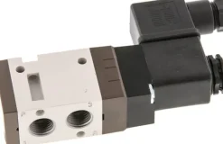 3/2-Wege Magnetventil, G 1/4", Federrückstellung (NC), 12 V=, Pilot aus Polyamid