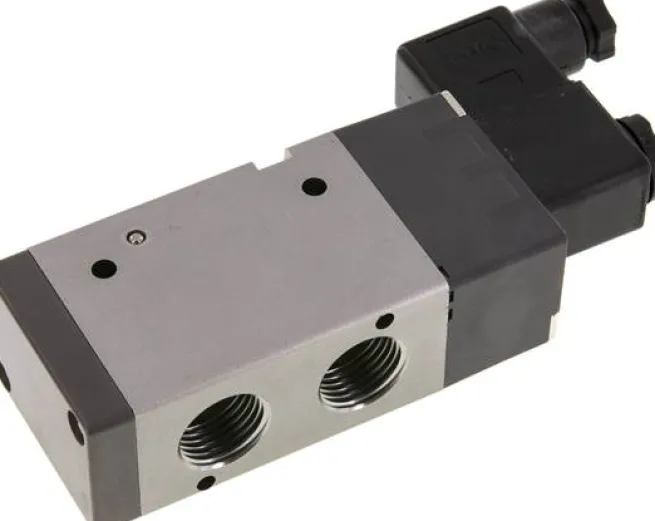 3/2-Wege Magnetventil, G 1/2", Federrückstellung (NC), 24 V=, mechanische Feder