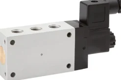 5/2-Wege Magnetventil, G 1/4", Feder, 24 V AC