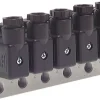 3/2-Wege Magnetventil, G 1/8", geschlossen (NC), 6-fach 24V=