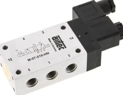 5/2-Wege Magnetventil, G 1/4", Luftfeder, 24 V=
