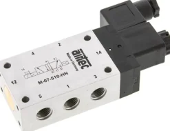 5/2-Wege Magnetventil, G 1/4", Luftfeder, 230 V AC