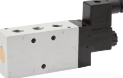 5/2-Wege Magnetventil, G 1/8", Luftfeder, 24 V=, NW 6
