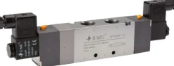 5/3-Wege Magnetventil, G 1/2", Mittelstellung entlüftet, 24 V=, Ecoline