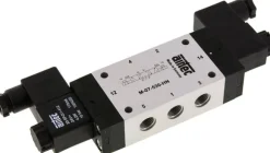 5/3-Wege Magnetventil, G 1/4", Mittelstellung geschlossen, 24 V AC
