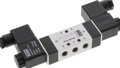 5/3-Wege Magnetventil, G 1/8", Mittelstellung geschlossen, 24 V=, NW 4