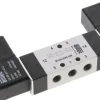 5/3-Wege Magnetventil, G 1/8", Mittelstellung geschlossen, 12 V=, NW 4