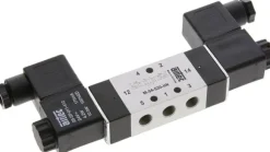 5/3-Wege Magnetventil, G 1/8", Mittelstellung geschlossen, 12 V=, NW 4