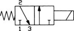 3/2-Wege Magnetventil G 1/8" stromlos geschlossen (NC) 24V=