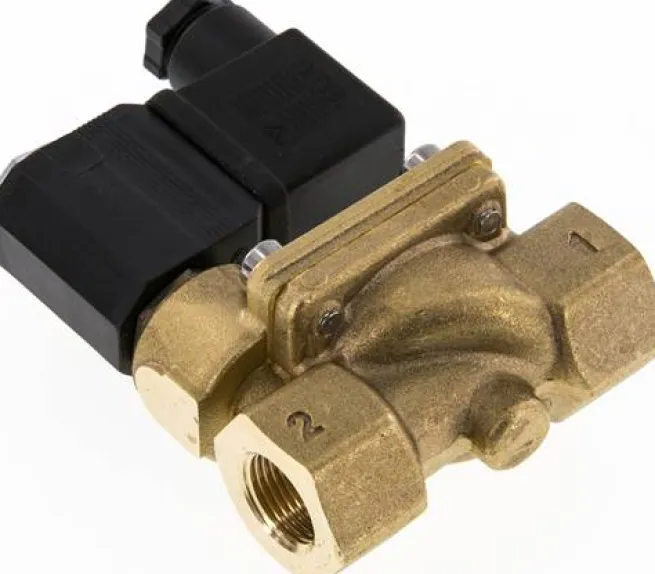2/2-Wege Magnetventil G 3/8" stromlos geschlossen (NC),NBR 24V=