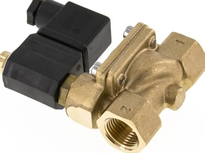 2/2-Wege Magnetventil G 1/2" stromlos geöffnet (NO),FKM 230V