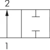 2/2-Wege Magnetventil G 1" stromlos geöffnet (NO),NBR 230V
