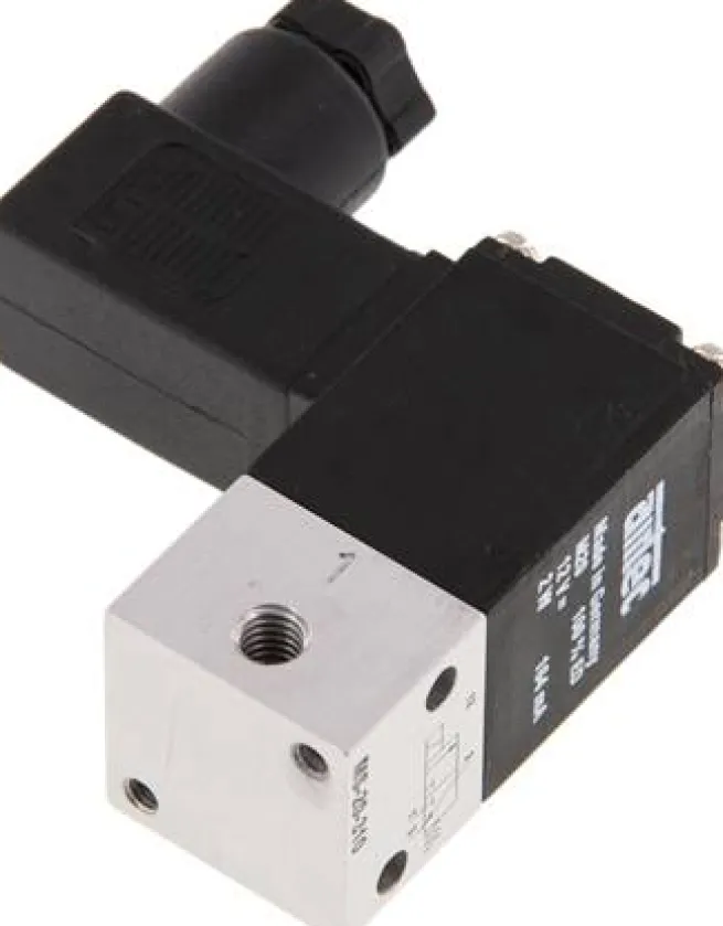 3/2-Wege Magnetventil, M 5, 12 V=, Federrückstellung (NC)