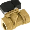 2/2-Wege Messing-Magnetventil G 3/4", -0,95 - 16 bar, stromlos geschlossen (NC) 230V, Dichtung FKM