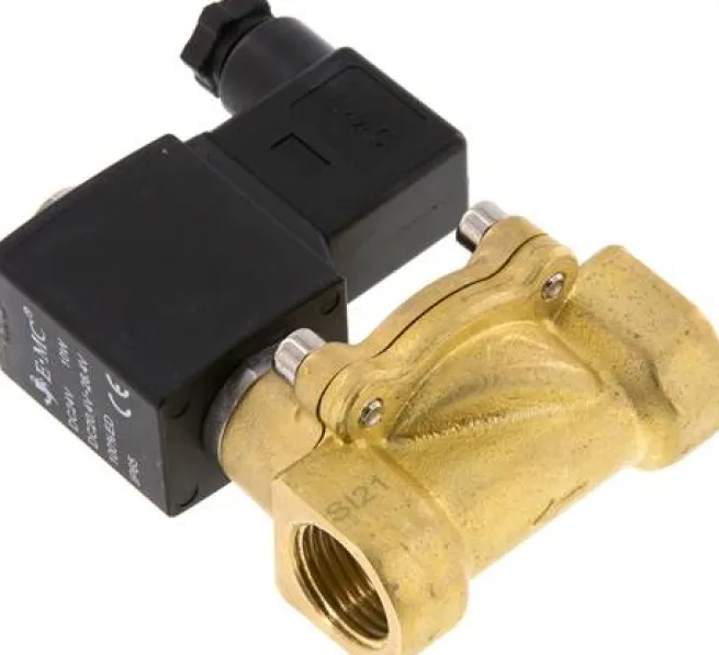 2/2-Wege Messing-Magnetventil G 1/2" 230 V Eco (NC)