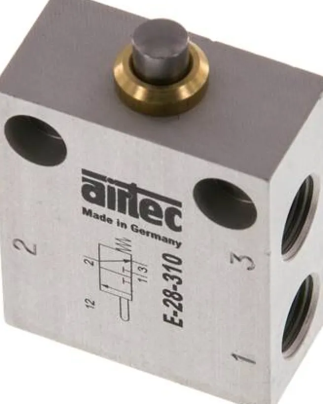 3/2-Wege (NC) Endschalter mit Nocke, G 1/8"