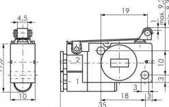 3/2-Wege (NC) Rollenventil 4mm Schlauch