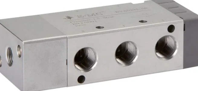 5/2-Wege Pneumatikventil, Federrückstellung, G 1/4" (Pilot G 1/8")