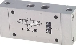 5/3-Wege Pneumatikventil, G 1/8", Mittelstellung geschlossen